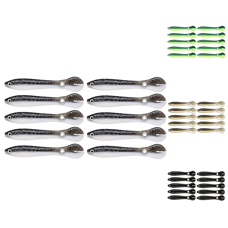 

10 шт., мягкая рыболовная приманка