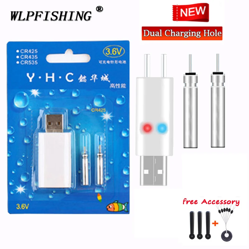 

WLPFISHING Fishing Floats Electric Floats Rechargeable CR425 Battery Fishing Float Accessory Suit for Different Charger Devices
