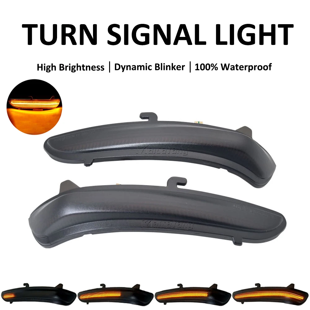 

LED Dynamic Turn Signal Light For Peugeot 208 2008 2012-2020 Citroen C3 2016- Flashing Indicator Sequential Blinker Lamp
