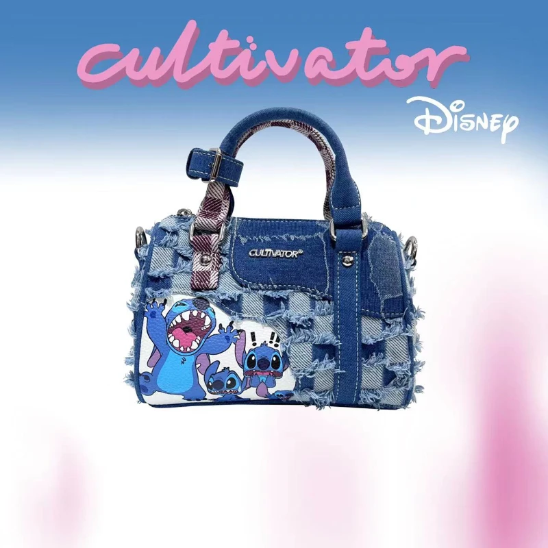 Disney Stitch Original Women's Handbag Luxury Brand Fashion Women's One-shoulder Oblique Bag Large-capacity Cartoon Handbag