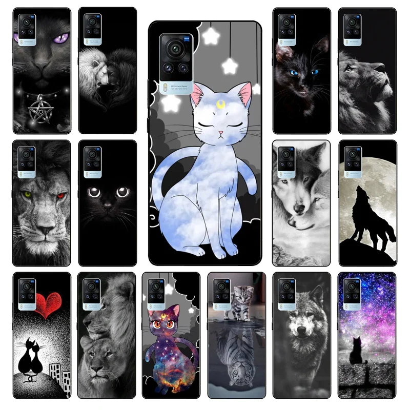 

Wolf Dog Cat Lion Tiger Animal Phone Case For VIVO V21E V21 V23 V23E V2109 Y53S Y33S Y55 Y76 Y31 Y21 Y72 Y01 Y21S Y11S