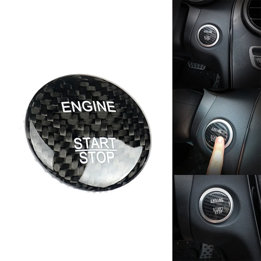 

For Car Switch Cover Sticker Car Part Auto Accessories Button Switch Cover Sticker Car Decal Engine Start Stop Button