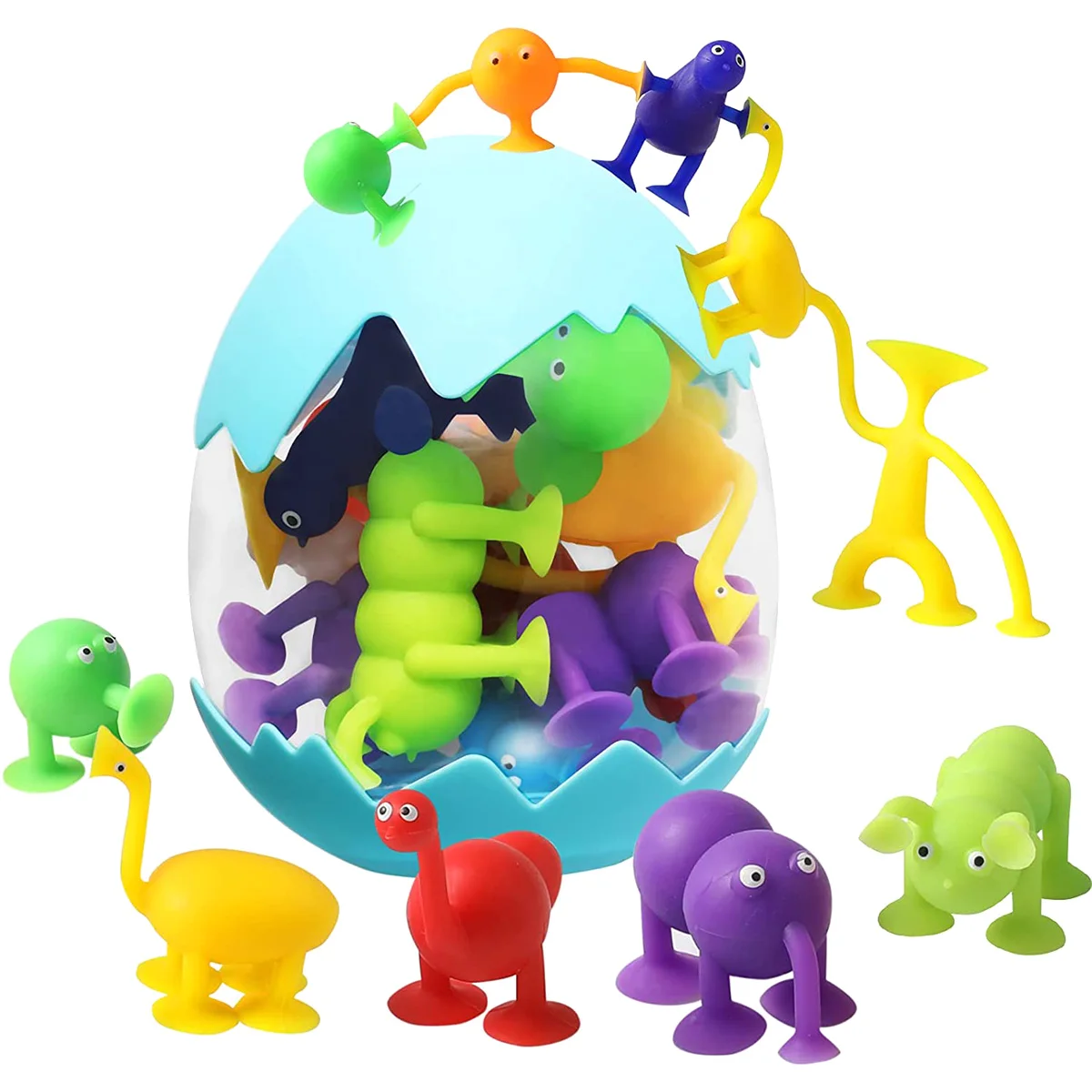 

Игрушки-присоски Монтессори, 12 шт.