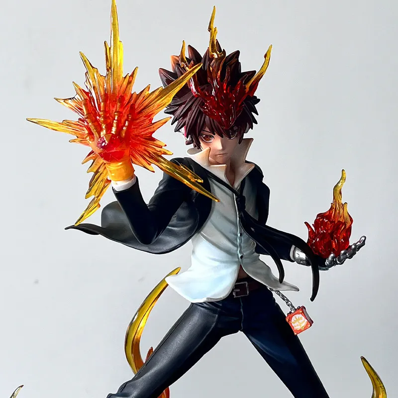 Фото Аниме-фигурка Reborn! 28 см Фигурка Цунайоши Савады из Katekyou Hitman REBORN! Фигурка-модель, кукла, игрушка, подарок №4