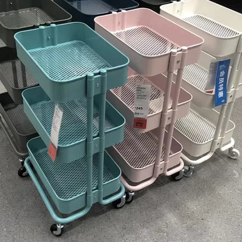 Органайзер для кухонной мебели тележка с колесами полка хранения