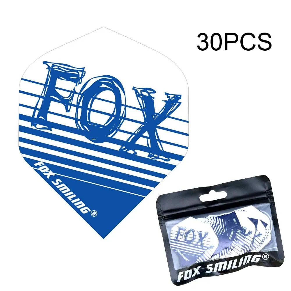 

30PCS Darts Flights Tail Wing Dart Accessories Fox Smiling