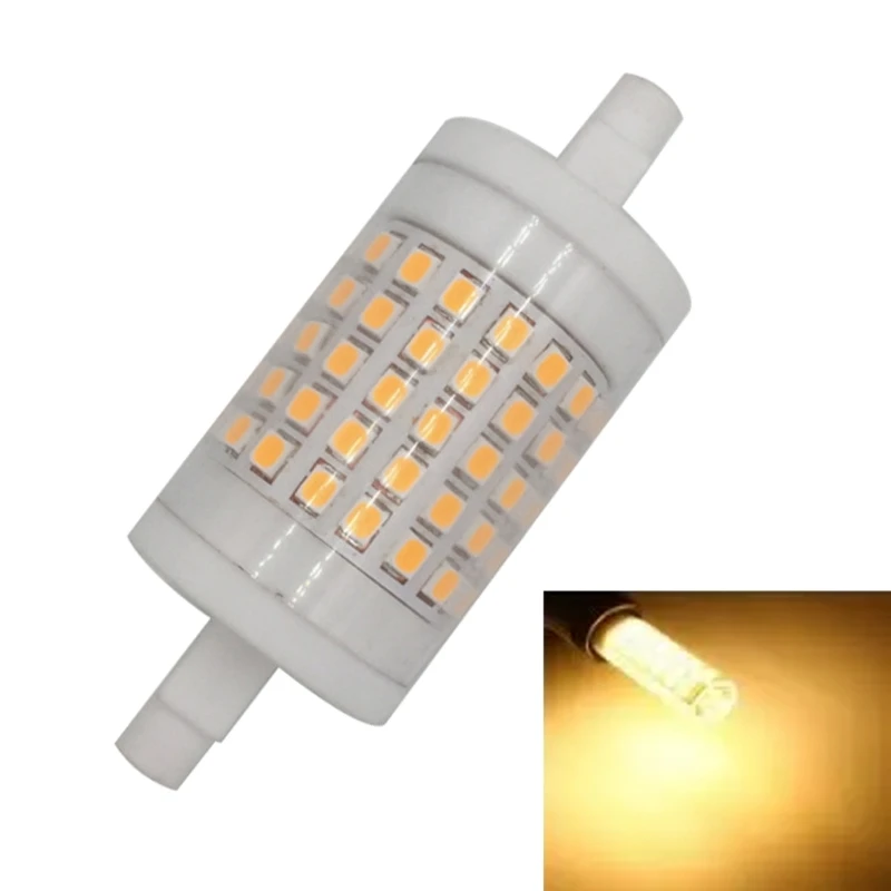 

10W LED Light Bulb R7S Base LED Corn Light Bulb Waterproof LED Decorative Lamp Metal Halide Lamp for Street Warehouse KXRE