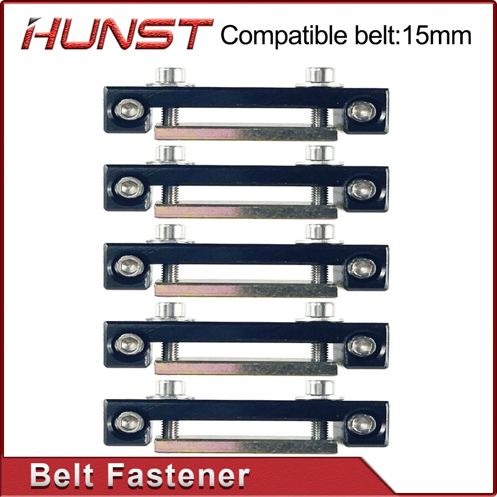 

HUNST Belt Fastener For Open Timing Belt Transmission With Width 15mm / 20mm For X/Y Axis Hardware Tool Mechanical Parts