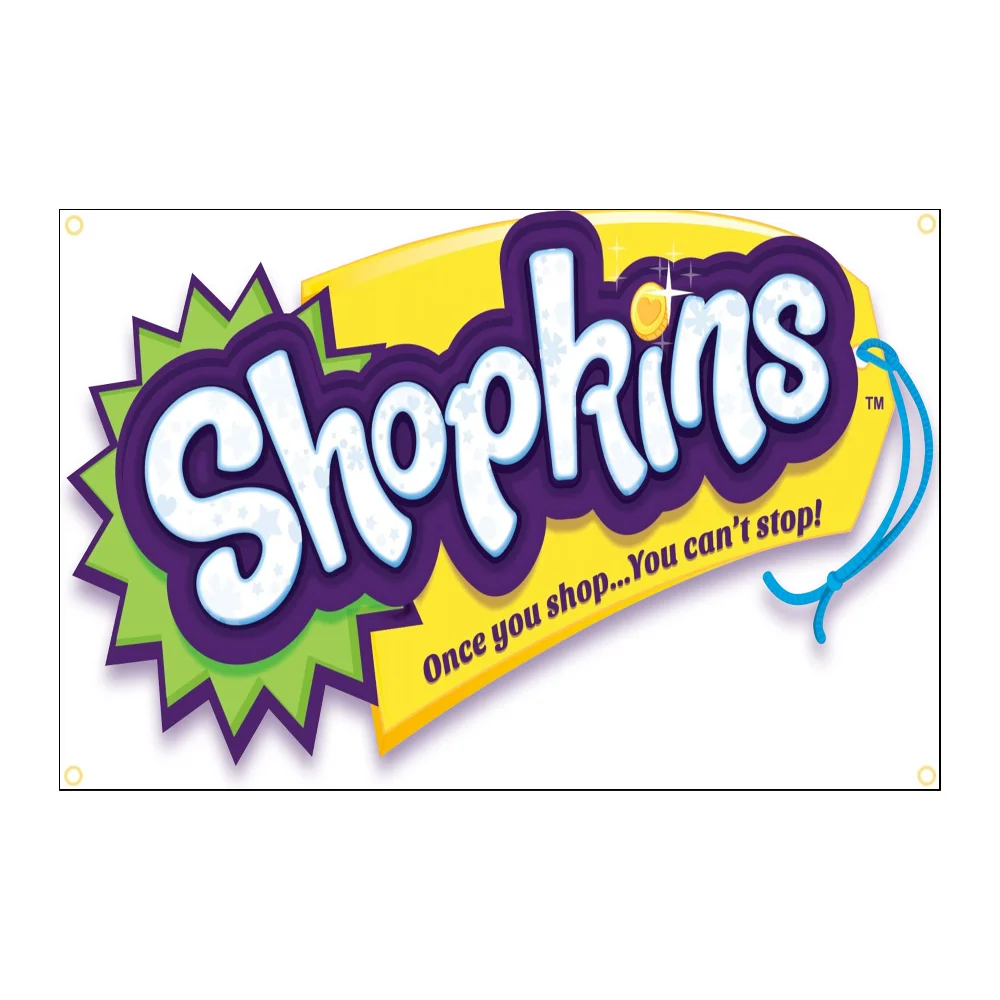 Тематический Декоративный Настенный Флаг S-Shopkins Подвесное Украшение Для Дома Из