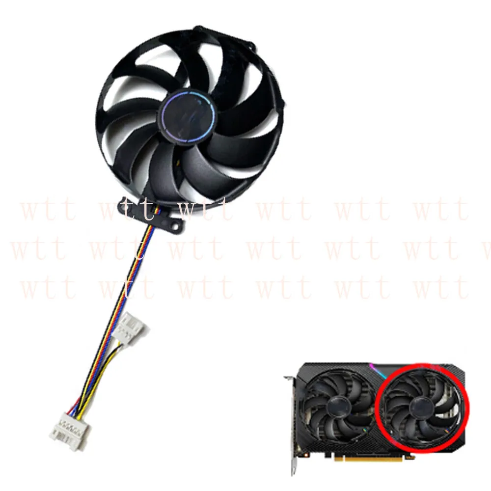Вентилятор охлаждения видеокарты FDC10H12S9-C для ASUS RTX 2070 2060 GTX 1660S DUAL MINI (art.: 3920d0075fa66) - 3920d0075fa66