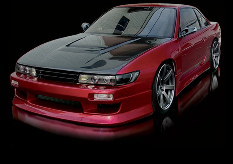 

Fit For Carbon Fiber 1989-1993 S13 240sx 200sx 180sx Silvia Gtr Front Mesh Grille
