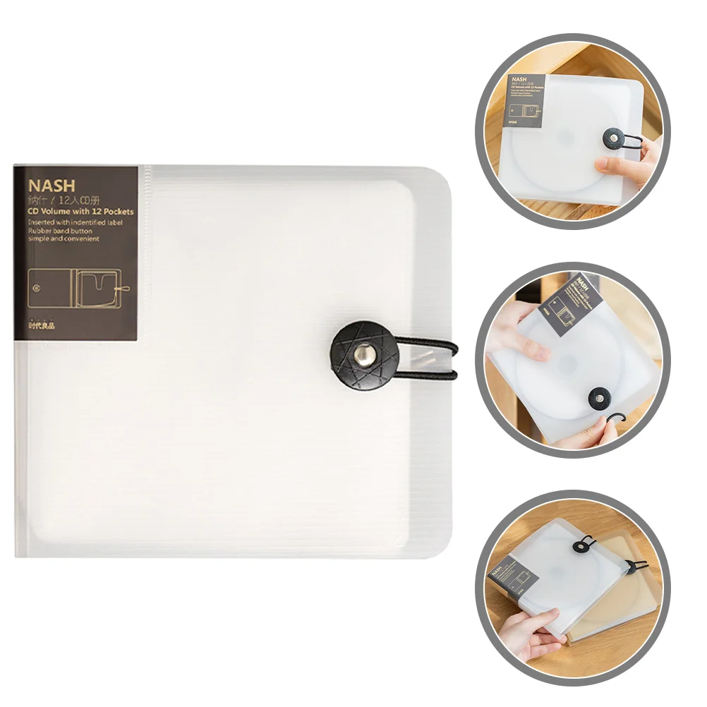 

Case Binder 12-Capacity Storage Book Storage Container Organizer
