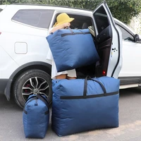 new unisex foldable large capacity oxford duffle bag waterproof moving bags oversized quilt dust bag wardrobe giant storage bag