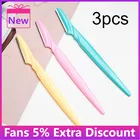 2021 горячая Распродажа портативный бритвенный набор для бровей Женская бритва для лица триммеры для бровей лезвия Бритва для макияжа косметический набор