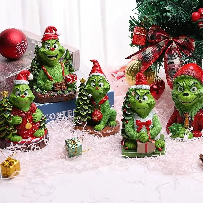 Рождественские украшения из смолы Grinch