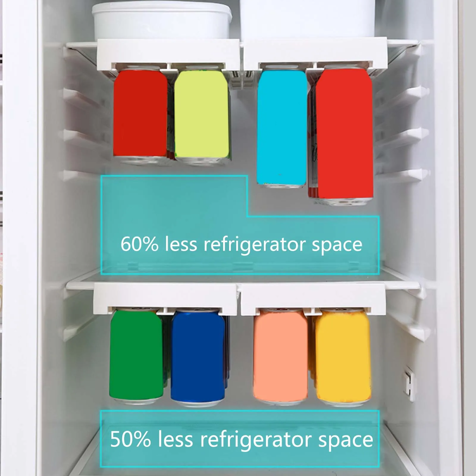 

HIPS Stacking Can Dispenser Can Organizer Home Storage Kitchen Accessories Kitchen Storage Stacking Can Dispenser