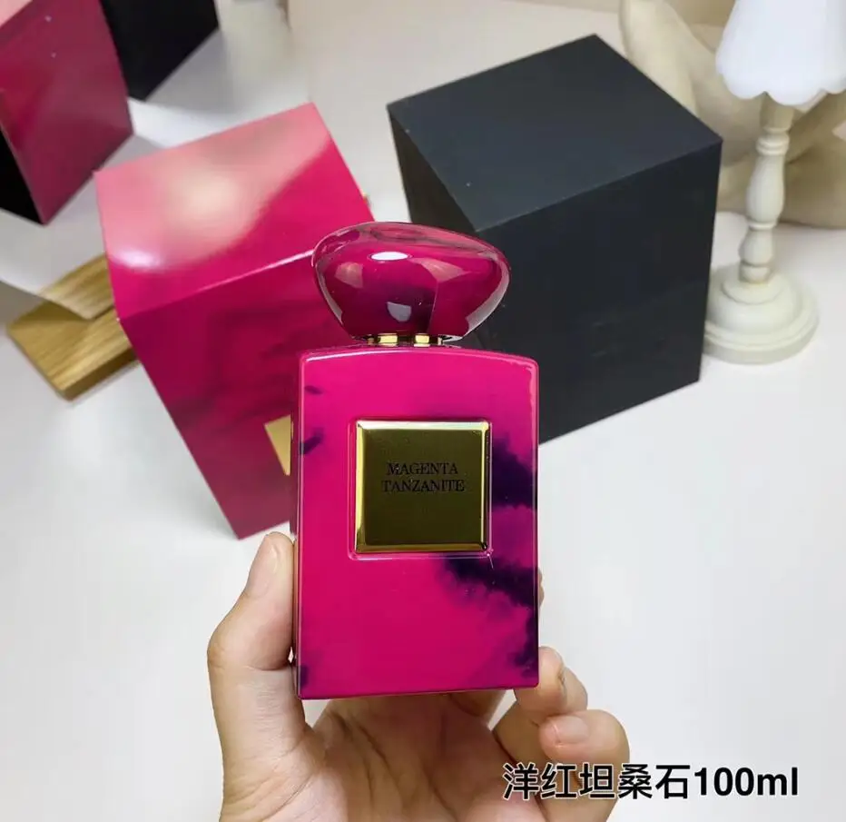 

top quality brand women magenta perfume floral long lasting natural taste with atomizer for men fragrances