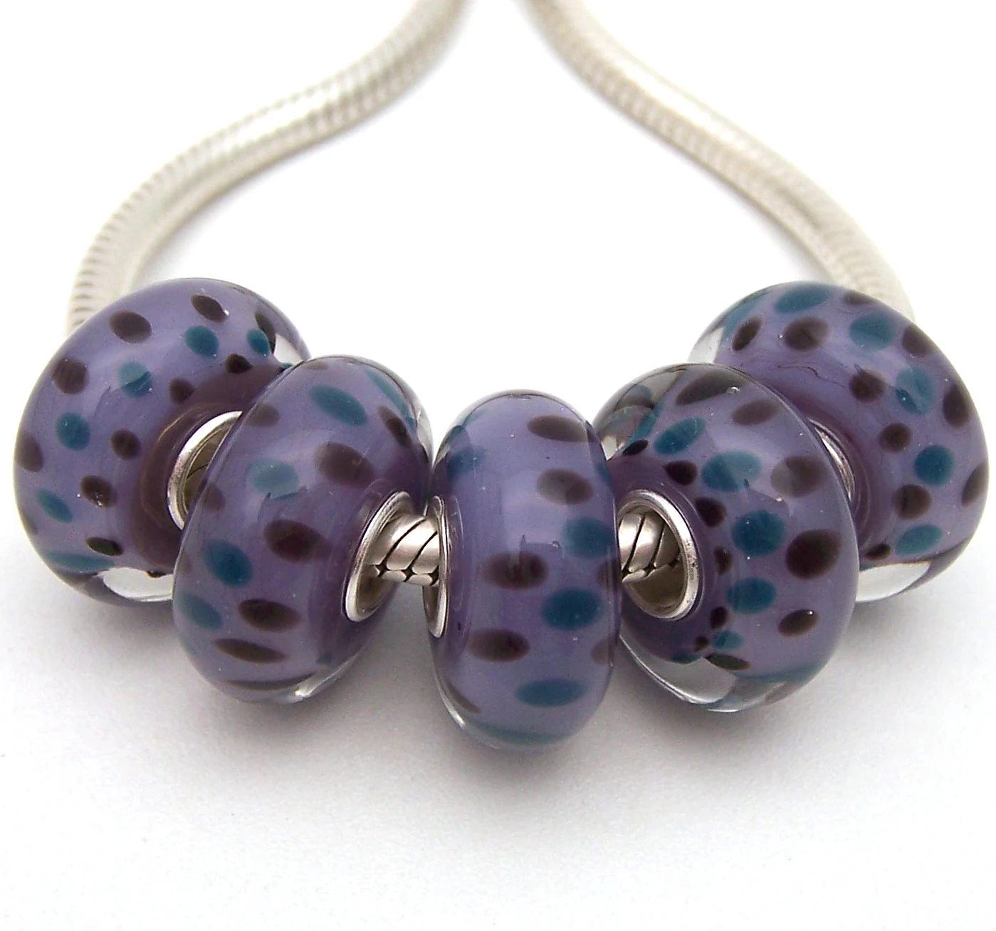 

YG788 5X 100% Authenticity S925 Sterling Silver Beads Murano Glassbeads beads Fit European Charms Bracelet diy jewelry Lampwork