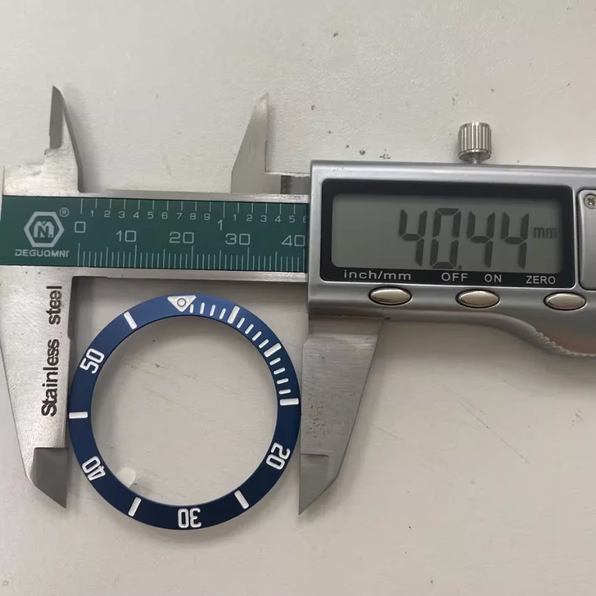 40.4mm watch bezel insert watch accessories aluminum piece bezel mouth case outer bezel mouth diameter 40.4mm inside 32.1mm