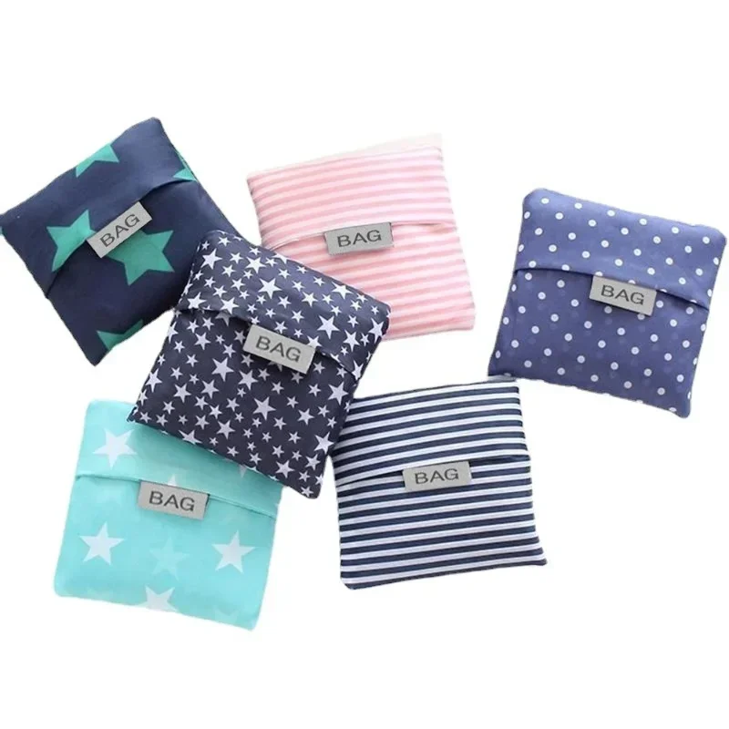 Модная складная сумка для покупок с принтом портативная многоразовая удобная