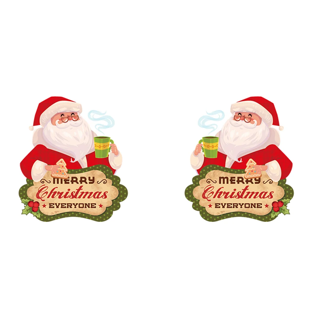 

1PC Decorative Merry Christmas Santa Claus Window Stickers Wallpaper