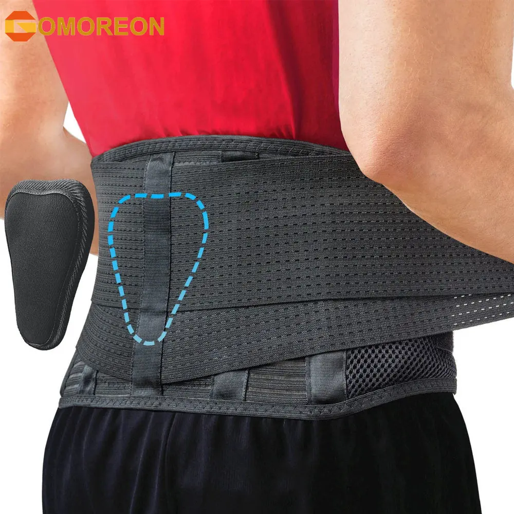 

1Pcs Back Support Belt Relief for Back Pain, Herniated Disc - Breathable Mesh Design with Lumbar Pad, Adjustable Support Straps