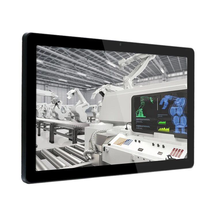 Фото Рекламный плеер Portworld YC-212H с 21,5-дюймовым сенсорным экраном, процессором RK3566 Quad Core, Android 11, Wi-Fi, для настенного монтажа №2