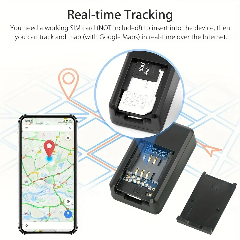 Мини GPS-трекер для автомобиля устройство отслеживания в реальном времени защита