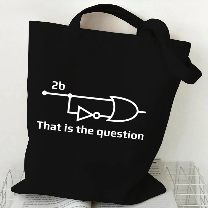 

Electrical Engineer Original Cartoon Print Casual Fashion Tote Bags for Women New Shopper Collapsible Reusable Women's Handbags