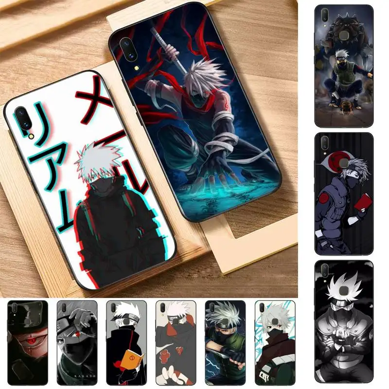

BANDAI Naruto Hatake Kakashi Phone Case for Vivo Y91C Y11 17 19 17 67 81 Oppo A9 2020 Realme c3