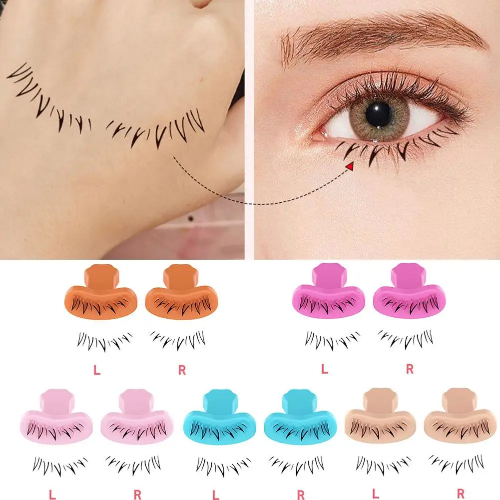 

2/1pcs Eyelash Seal Under Eyelash Silicone Seal To Save Eyelash Aid Imitation V-shape Makeup Deformity Painting Hand Hand N8S9
