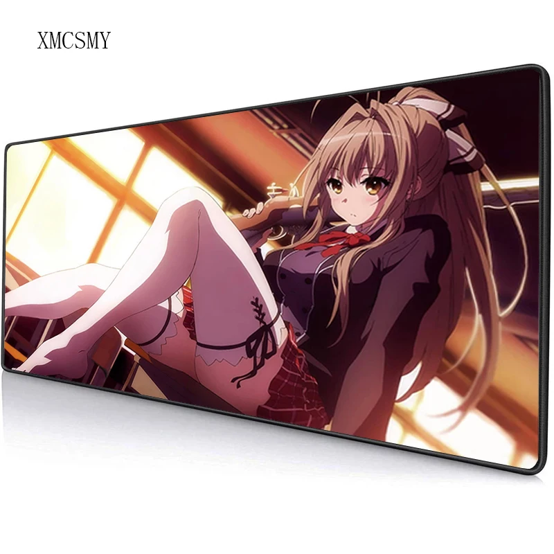Amagi Brilliant Park Large Sexy Mouse Pad Cheap Gaming Accessories Kawaii Mousepad Pc Gamer Desk Mat Cute Keyboard Mouse Pads