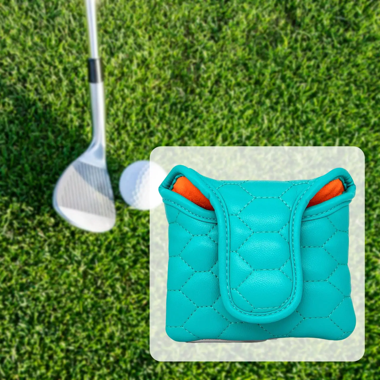 

Golf Mallet Putter Head Cover Golf Club Headcover Training Equipment Sleeve for Golf Activities