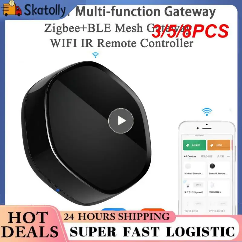 

3/5/8 шт., складные сетчатые шлюзы Zigbee