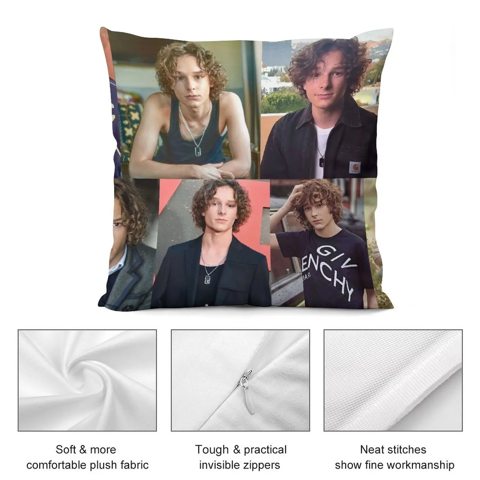 Декоративная подушка с коллажем под заказ