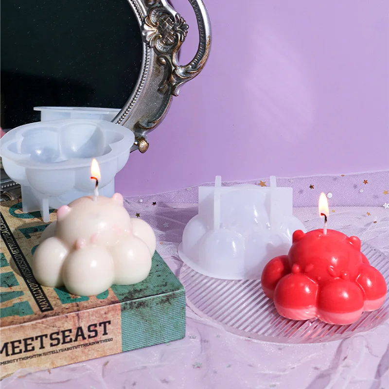 Медвежья Лапа облако силиконовая форма шоколадный мусс помадка лед кубик