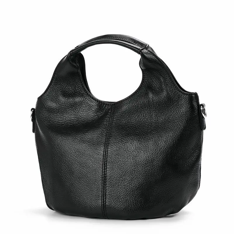 European And American Fashion Women's Bag New High Quality Leather Large Capacity Handbag Simple And Versatile Bucket Bag Women