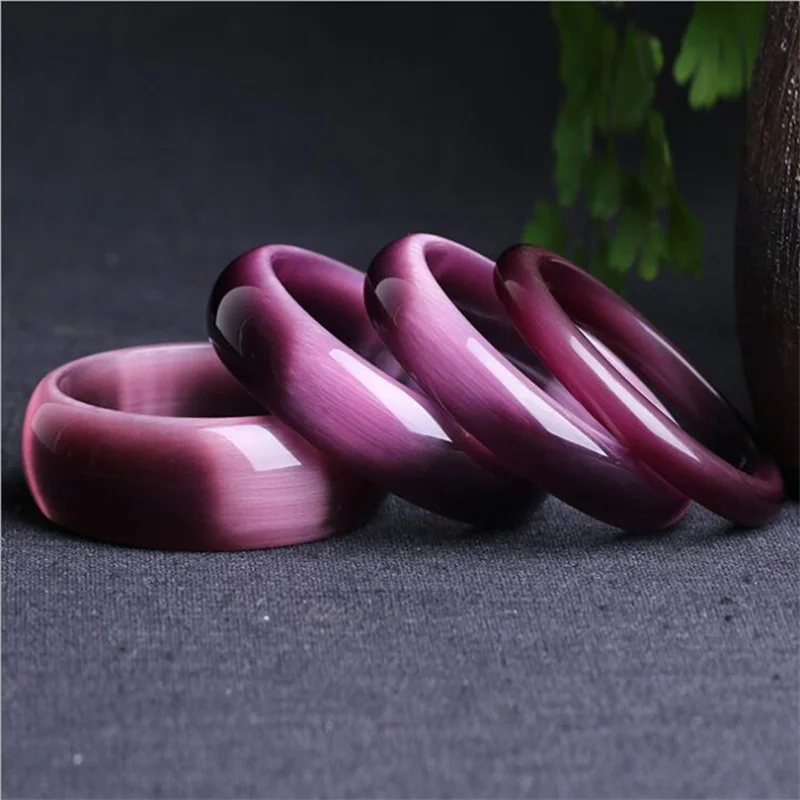 

Hot Selling Natural Hand-carved Jade Dark Purple Bangle 54-64mm Fashion Jewelry Bracelet Accessories Men Women Luck Gifts