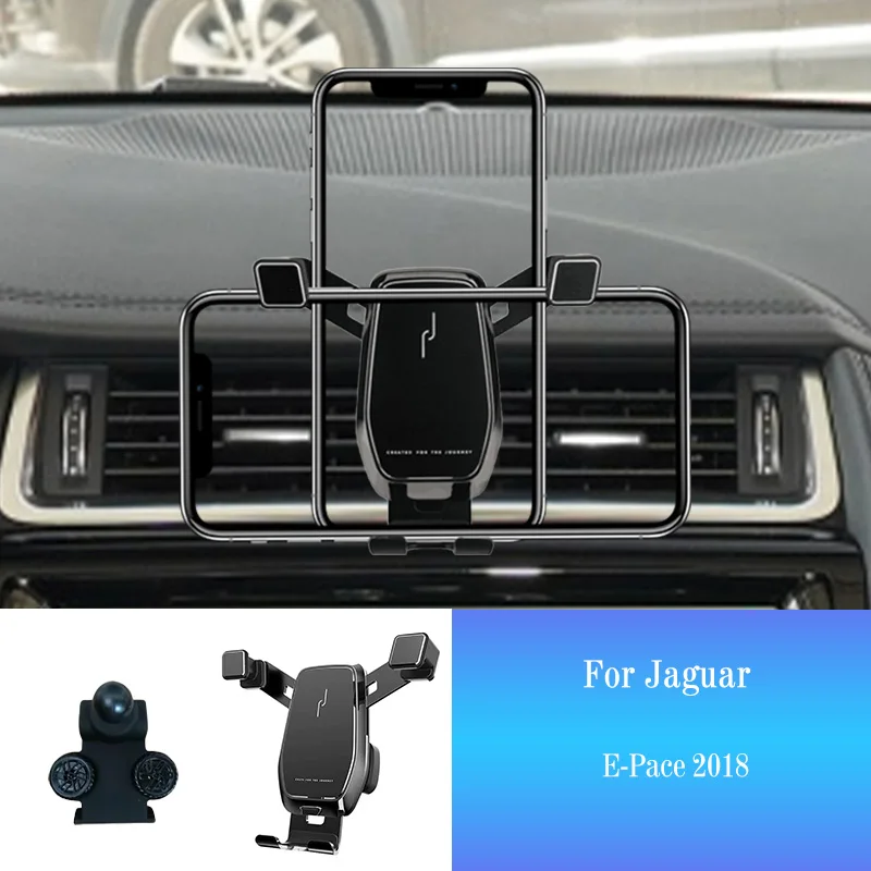

Автомобильный держатель для смартфона Jaguar E-Pace 2018, кронштейн для стайлинга автомобиля, Поворотная подставка для GPS, автомобильные аксессуар...