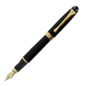 Jinhao Fountain Pen 450 black with gold broad