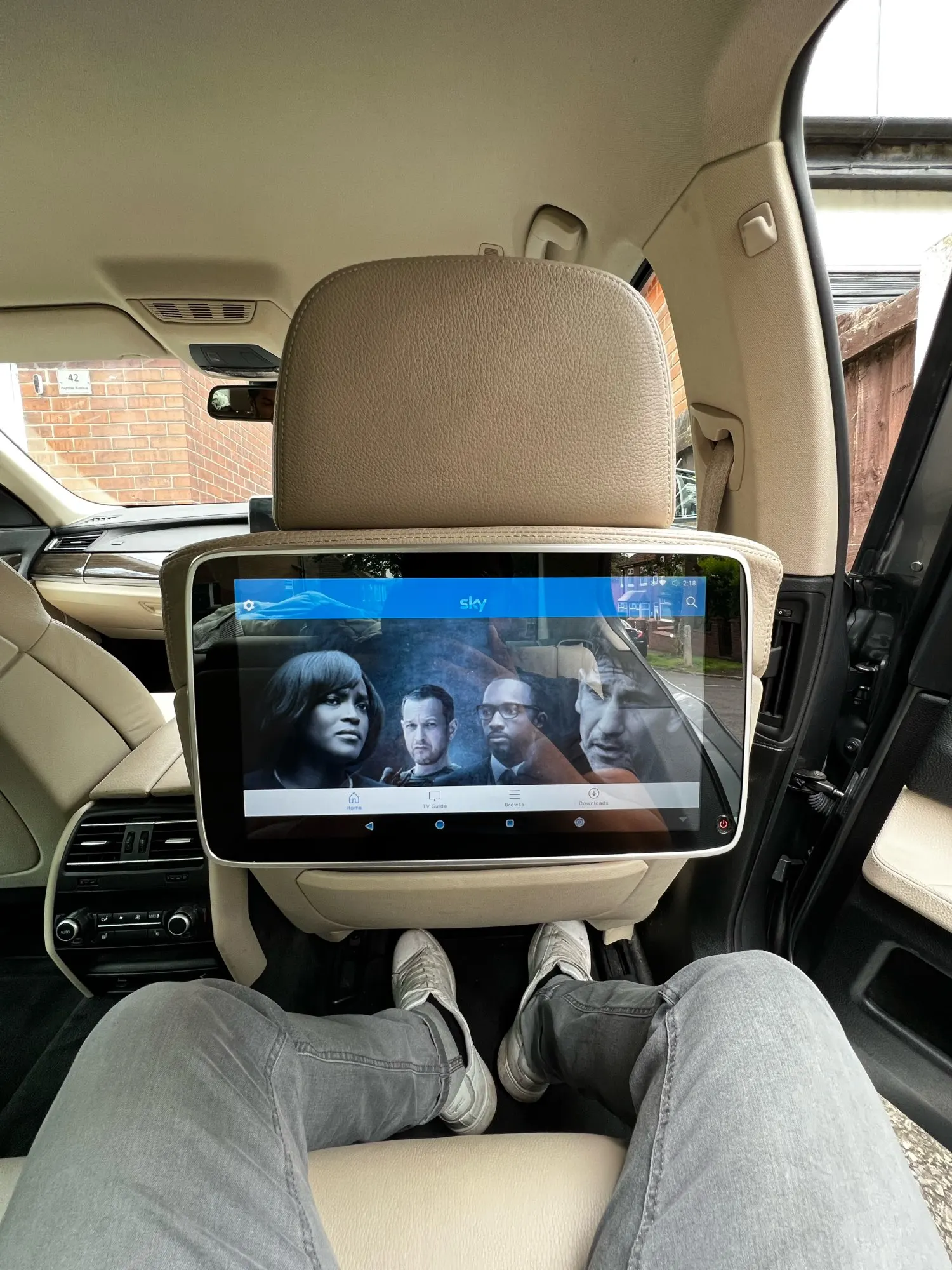 Подголовник Android с сенсорным экраном монитора для BMW F10 F11 G30 6 7 Series G11 G12 X5 F15 F16 GT |