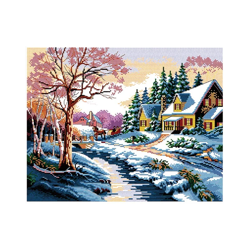 Швейные наборы для вышивки крестиком Стартовые с предварительным принтом