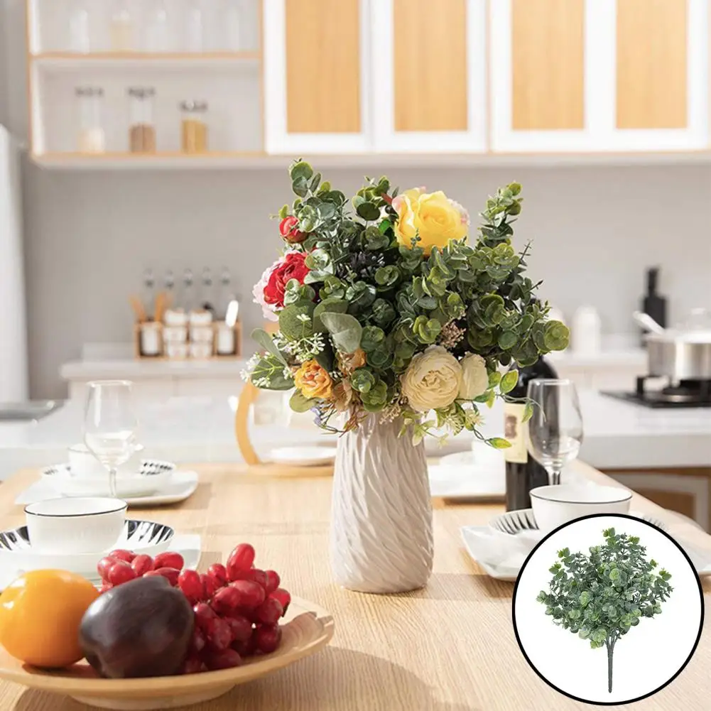 

Realistic Artificial Eucalyptus Elegant Eucalyptus Bouquets Stunning Artificial Plants for Home Garden for Centerpieces for Diy