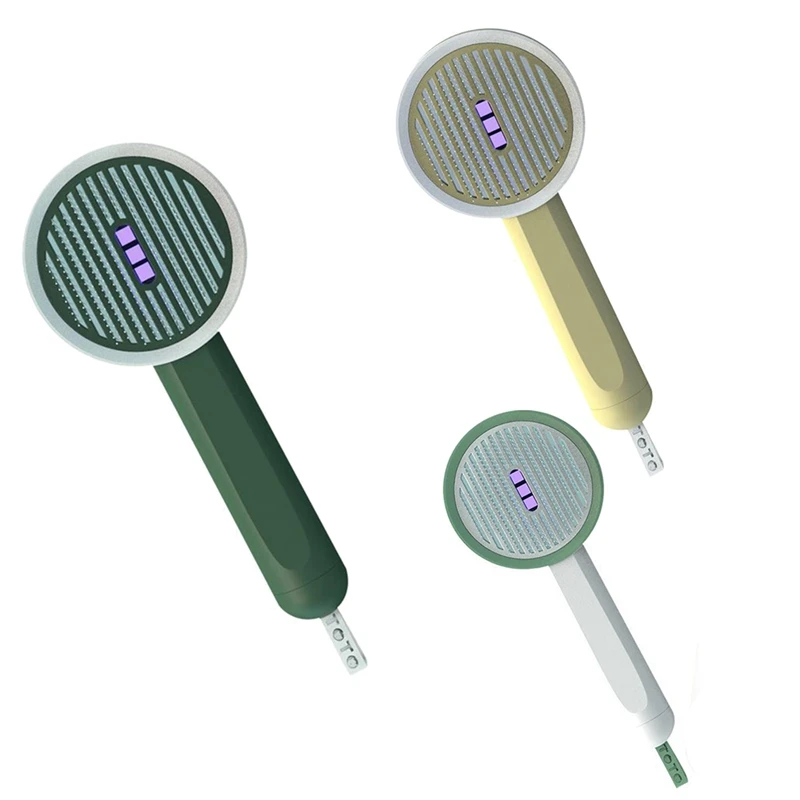 

Pet Hair Remover Comb Brush UV Light Pet Grooming Brush To Floating Hair Massage Dogs Grooming Pet Supplies