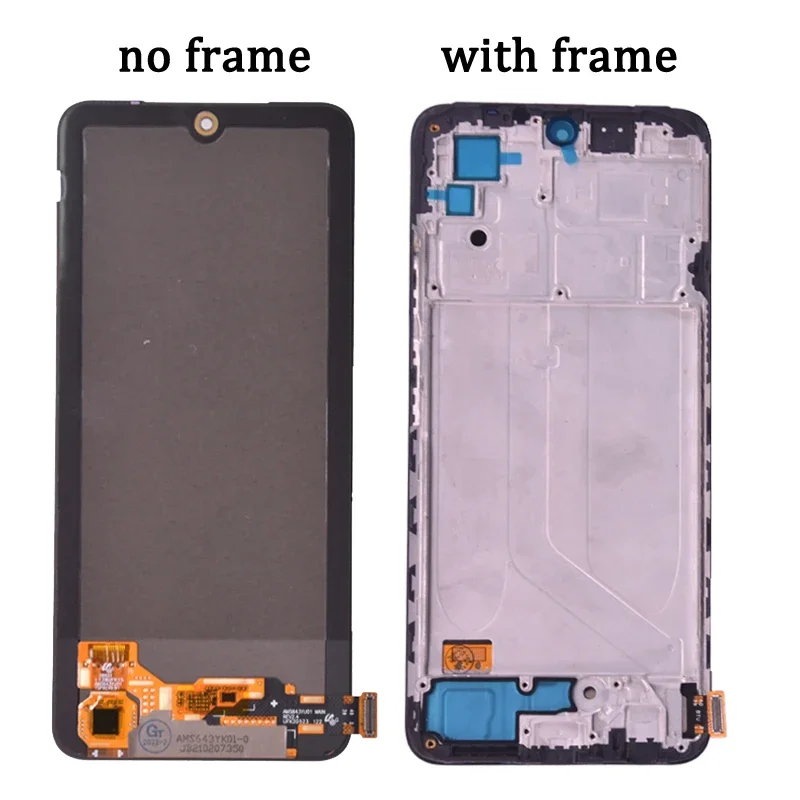 Фото 100% протестированный OLED-дисплей для Xiaomi Redmi Note 10 с сенсорным экраном и дигитайзером в сборе для Redmi Note 10S M2101K7AG №3
