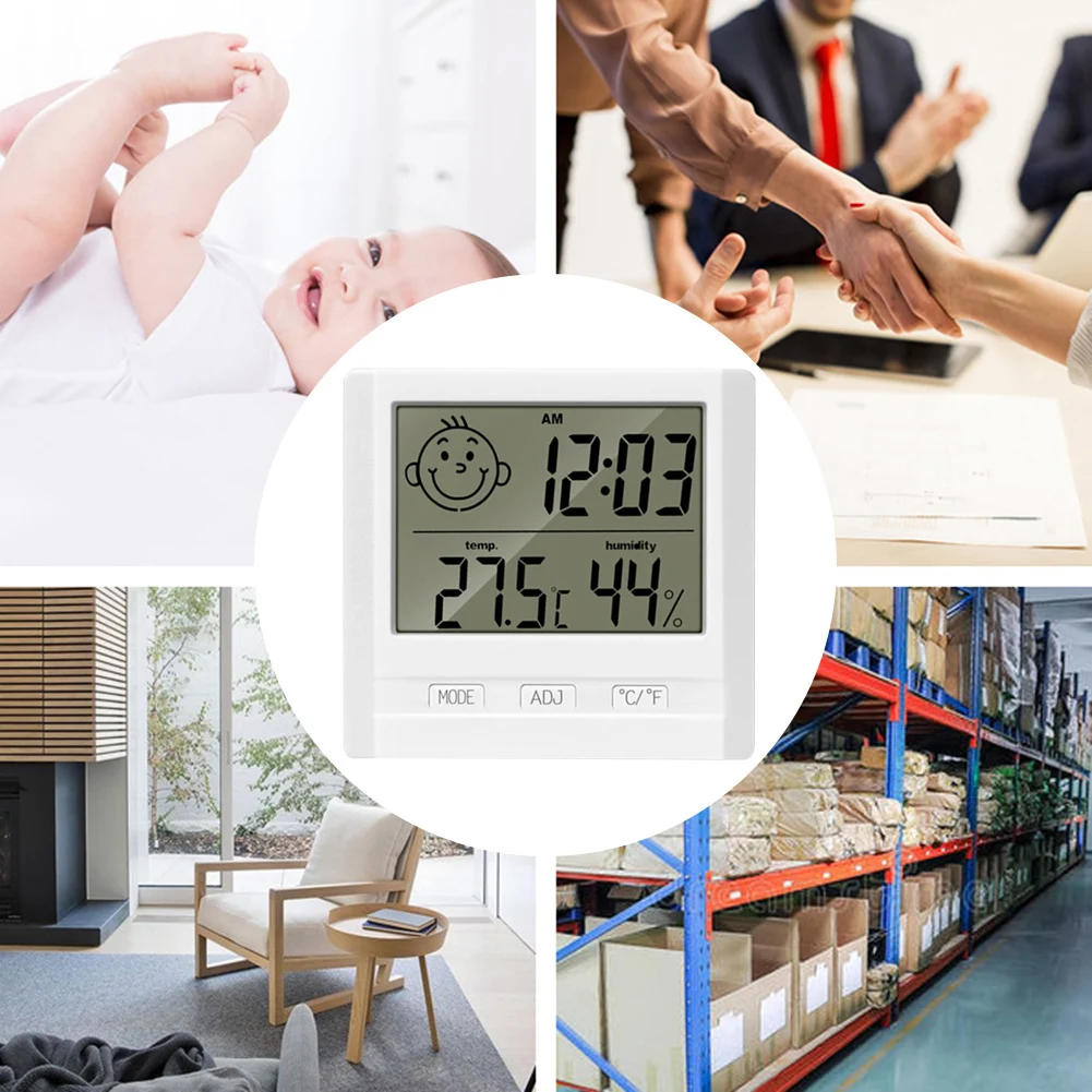 indoor mini lcd digital thermometer hygrometer electronic temperature and humidity monitor meter sensor gauge for home room free global shipping