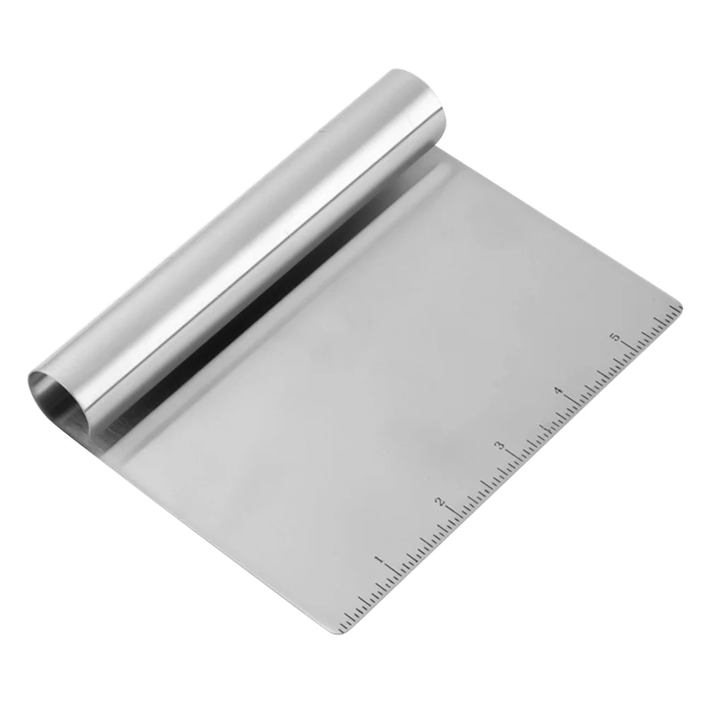 

Metal Spatula Pastry Cake Icing Smoother Fudge Bench Dough Scraper Dough Scraper Stainless Steel