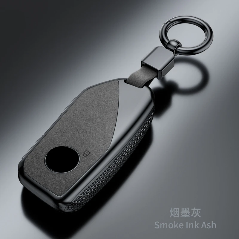 

Пластиковый замшевый чехол для автомобильного ключа с дистанционным управлением, держатель для BMW New 530Li i5 iX1 X1 X5 840I 740Li iX i7 X6 X7 5 7 Series 2025