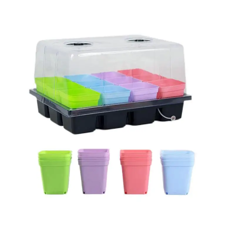 

Seed Trays Seed Kit Seed Starting Trays Plant Kit And Base Mini Greenhouse Germination Kit For Seeds Growing Starting