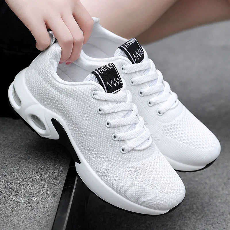 2023 Women Running Sneakers Fashion Casual Flat Shoes female wedges Shoes Women summer Mesh Breathable woman vulcanize shoes